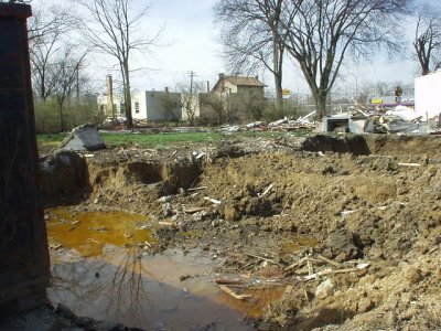 This used to be someone's home. It almost felt like getting your gut ripped out seeing things this way.