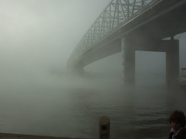 Under the bridge to Newport