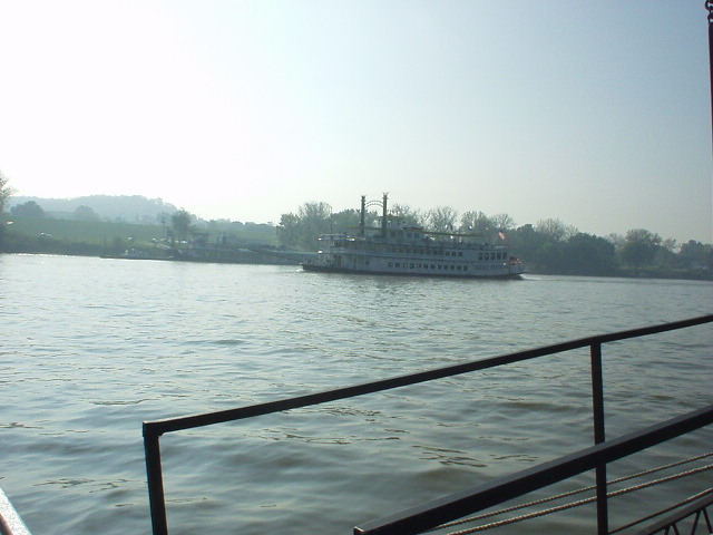 Another boat passing us up. I don't remember which one.