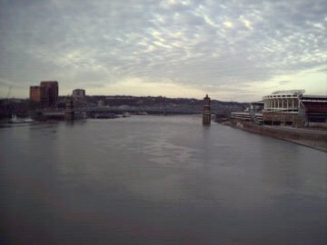 In the middle of the Central Bridge now known as The Taylor Southgate bridge