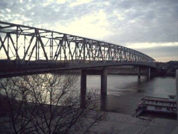 Looking south toward Newport, KY